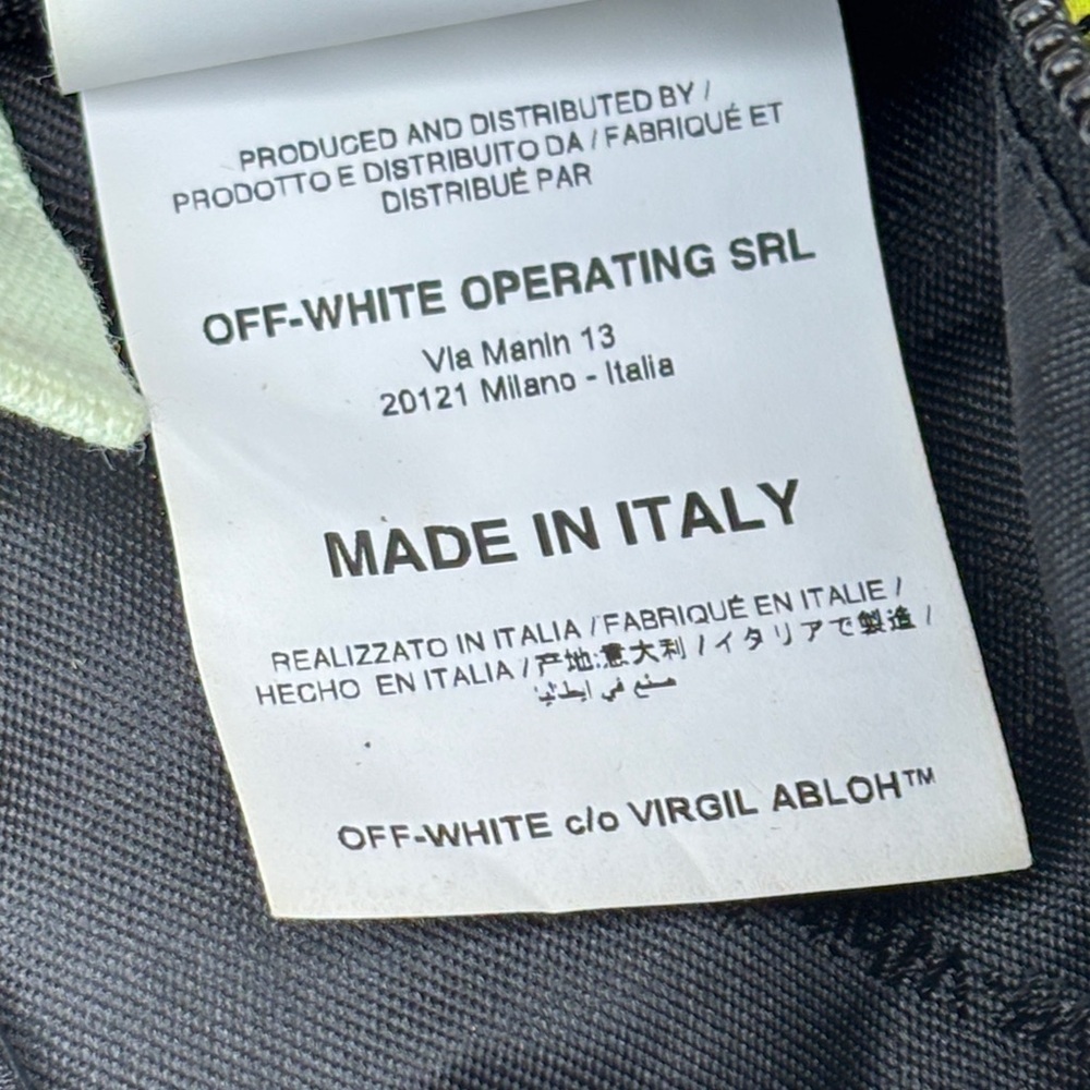 Off-White Neon Python Belt Bag Streetwear Luxury Italy Rare - Picture 11 of 16